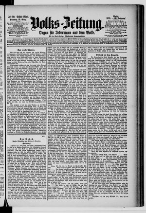 Volks-Zeitung vom 12.03.1878