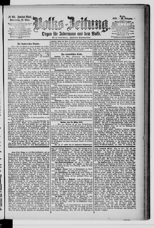 Volks-Zeitung on Mar 21, 1878