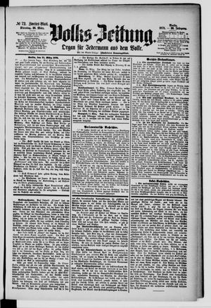 Volks-Zeitung on Mar 26, 1878