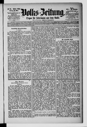 Volks-Zeitung vom 29.03.1878