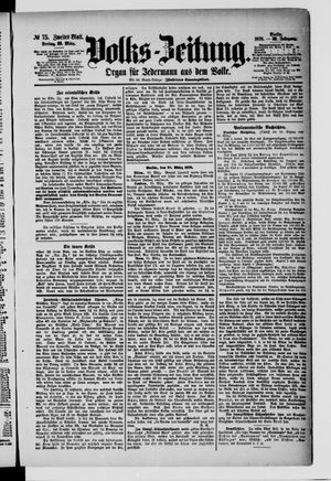 Volks-Zeitung vom 29.03.1878