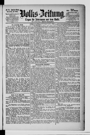 Volks-Zeitung vom 30.03.1878