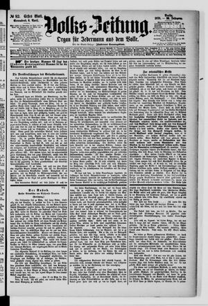 Volks-Zeitung vom 06.04.1878