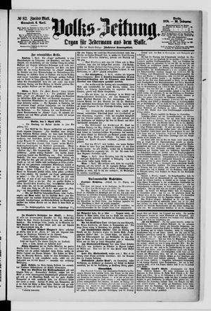 Volks-Zeitung vom 06.04.1878