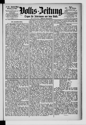 Volks-Zeitung on Apr 10, 1878