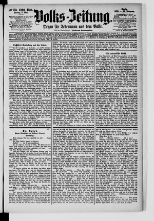 Volks-Zeitung vom 03.05.1878