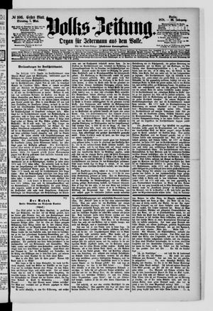 Volks-Zeitung on May 7, 1878