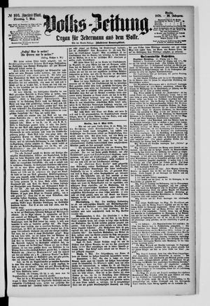 Volks-Zeitung on May 7, 1878