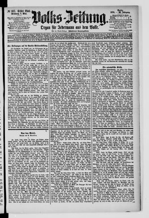 Volks-Zeitung on May 8, 1878
