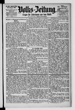 Volks-Zeitung vom 09.05.1878