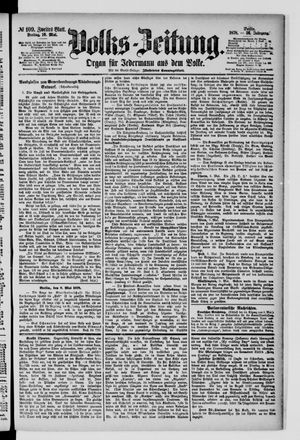 Volks-Zeitung vom 10.05.1878