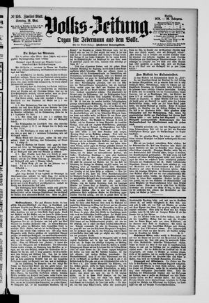 Volks-Zeitung on May 19, 1878