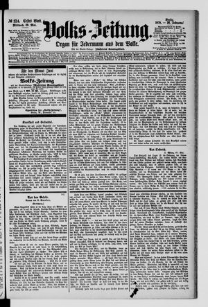 Volks-Zeitung vom 29.05.1878