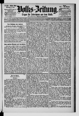 Volks-Zeitung vom 05.06.1878