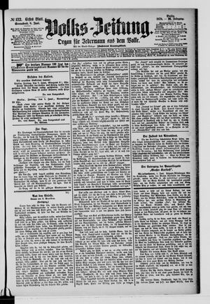 Volks-Zeitung vom 08.06.1878