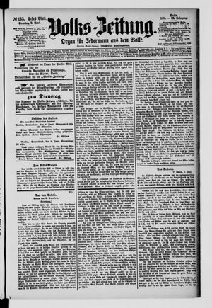 Volks-Zeitung vom 09.06.1878