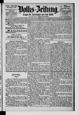 Volks-Zeitung on Jun 15, 1878