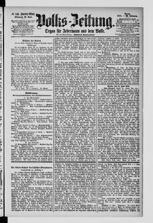 Volks-Zeitung on Jun 19, 1878