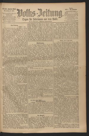 Volks-Zeitung vom 06.07.1878