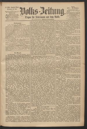 Volks-Zeitung on Jul 10, 1878