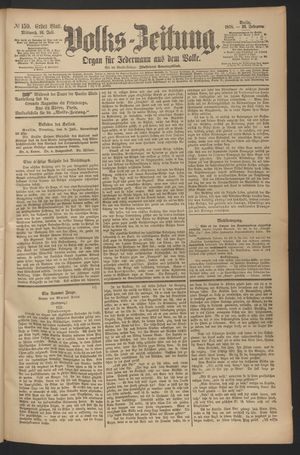 Volks-Zeitung on Jul 10, 1878