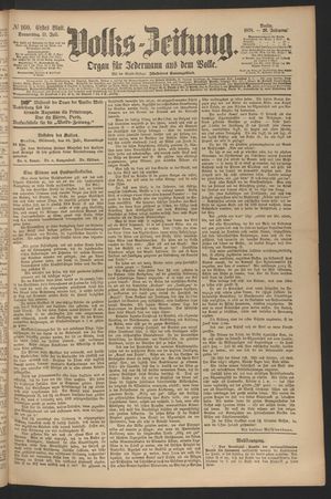 Volks-Zeitung vom 11.07.1878