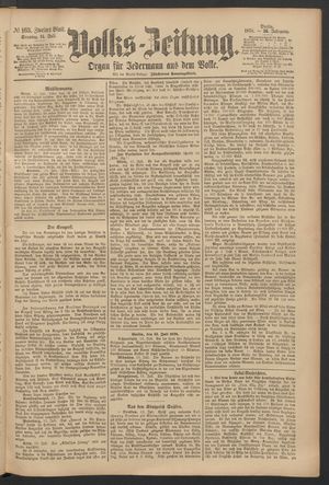 Volks-Zeitung vom 14.07.1878
