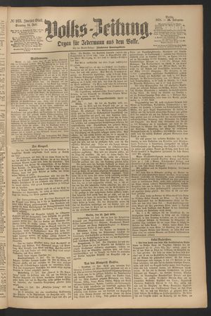 Volks-Zeitung vom 14.07.1878