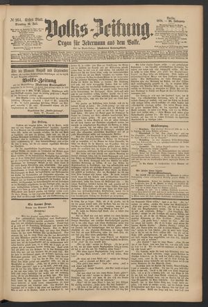 Volks-Zeitung on Jul 16, 1878