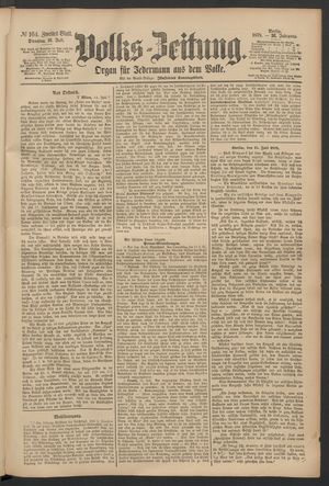 Volks-Zeitung on Jul 16, 1878