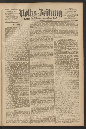 Volks-Zeitung on Jul 16, 1878