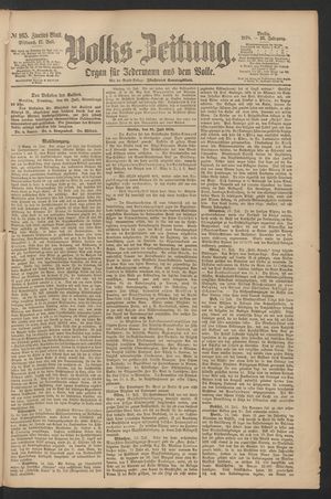 Volks-Zeitung vom 17.07.1878