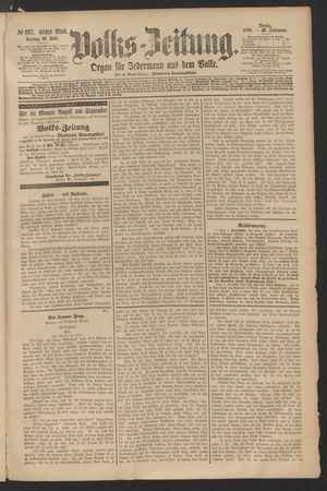 Volks-Zeitung vom 19.07.1878