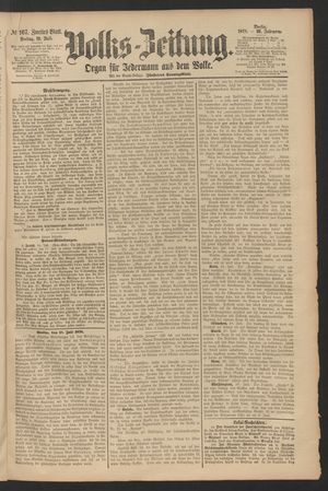 Volks-Zeitung vom 19.07.1878