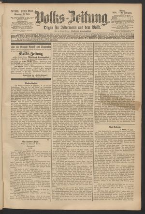 Volks-Zeitung on Jul 21, 1878