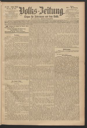Volks-Zeitung on Jul 23, 1878
