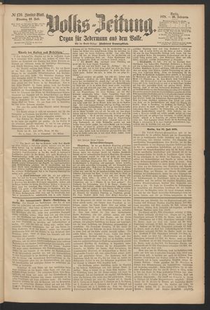 Volks-Zeitung on Jul 23, 1878