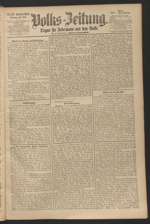 Volks-Zeitung on Jul 23, 1878