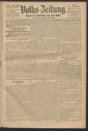 Volks-Zeitung vom 03.08.1878