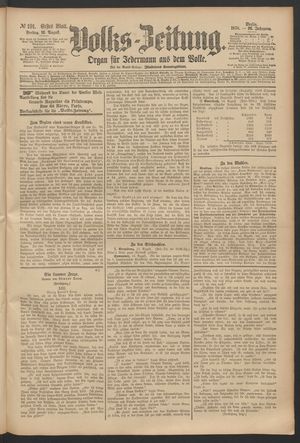 Volks-Zeitung vom 16.08.1878