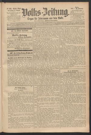 Volks-Zeitung on Aug 17, 1878