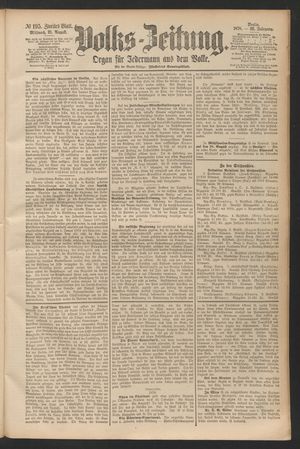 Volks-Zeitung vom 21.08.1878