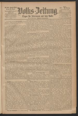 Volks-Zeitung vom 30.08.1878