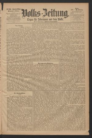 Volks-Zeitung on Oct 2, 1878
