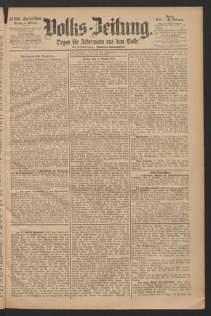 Volks-Zeitung vom 04.10.1878
