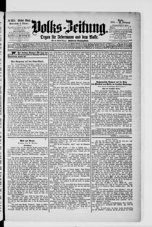 Volks-Zeitung vom 05.10.1878