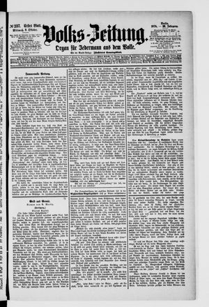 Volks-Zeitung vom 09.10.1878