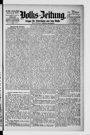 Volks-Zeitung on Oct 10, 1878