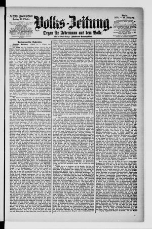 Volks-Zeitung on Oct 11, 1878