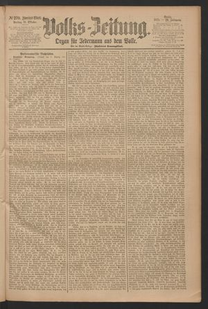 Volks-Zeitung on Oct 11, 1878